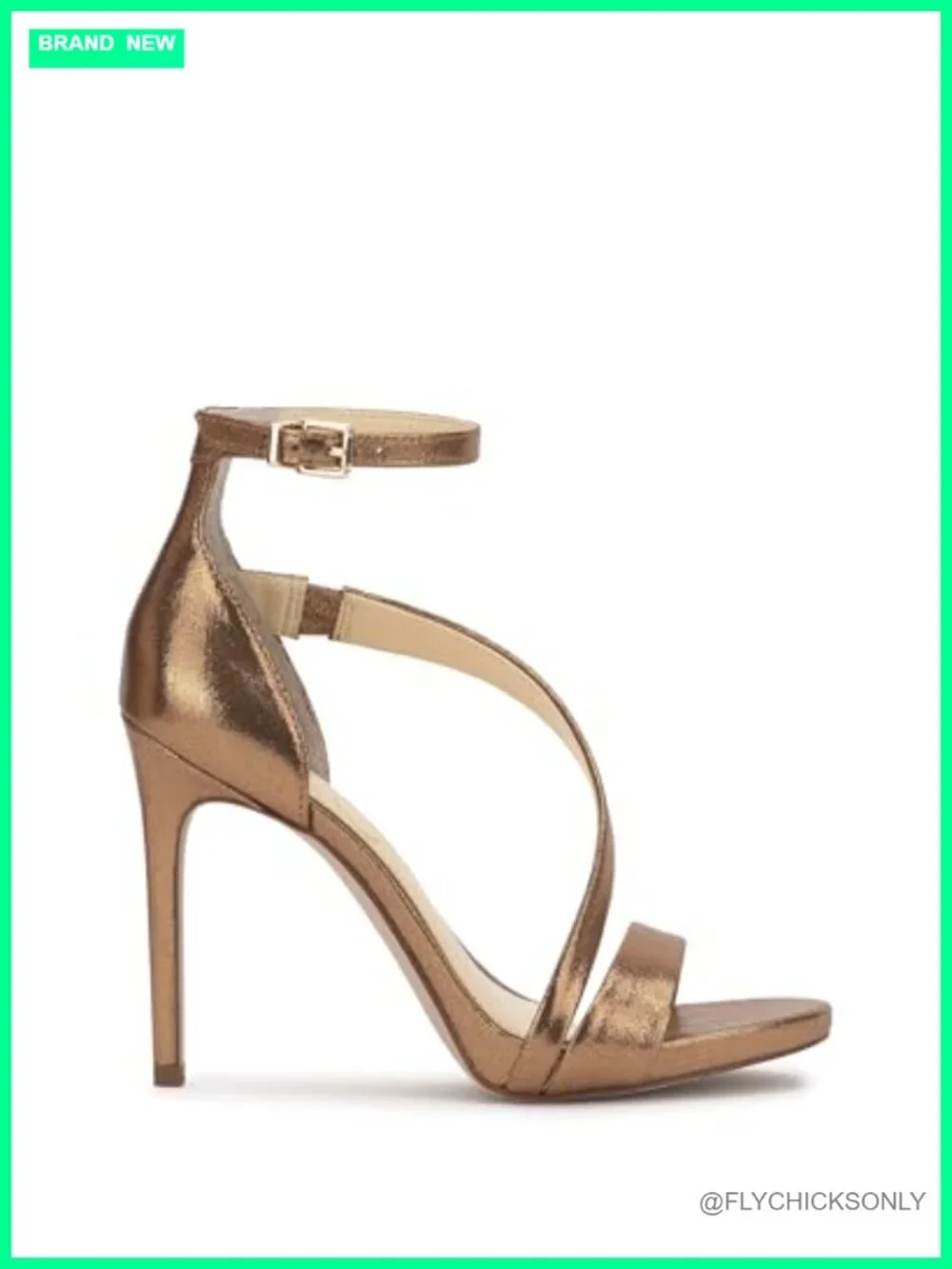 Stiletto Heeled Sandals Ankle Strap Evening Party